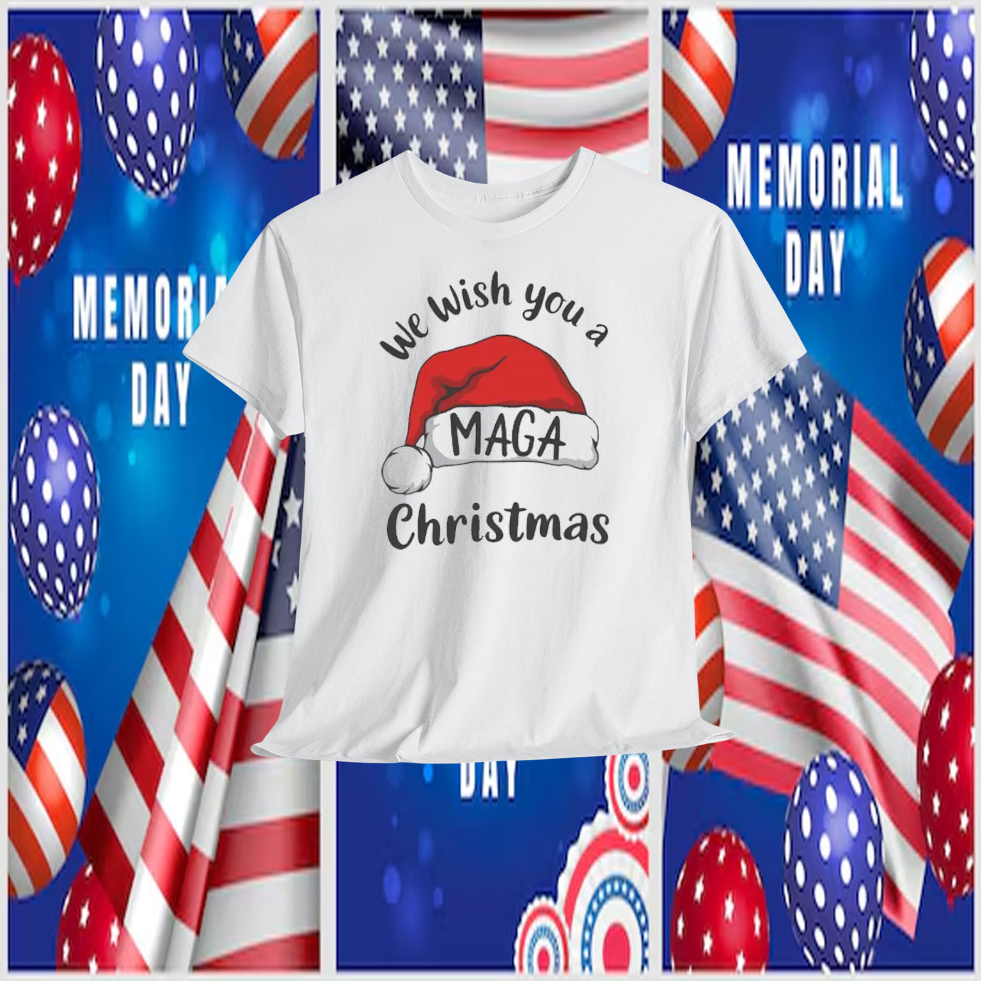 We Wish You A MAGA Christmas Trump Shirt
