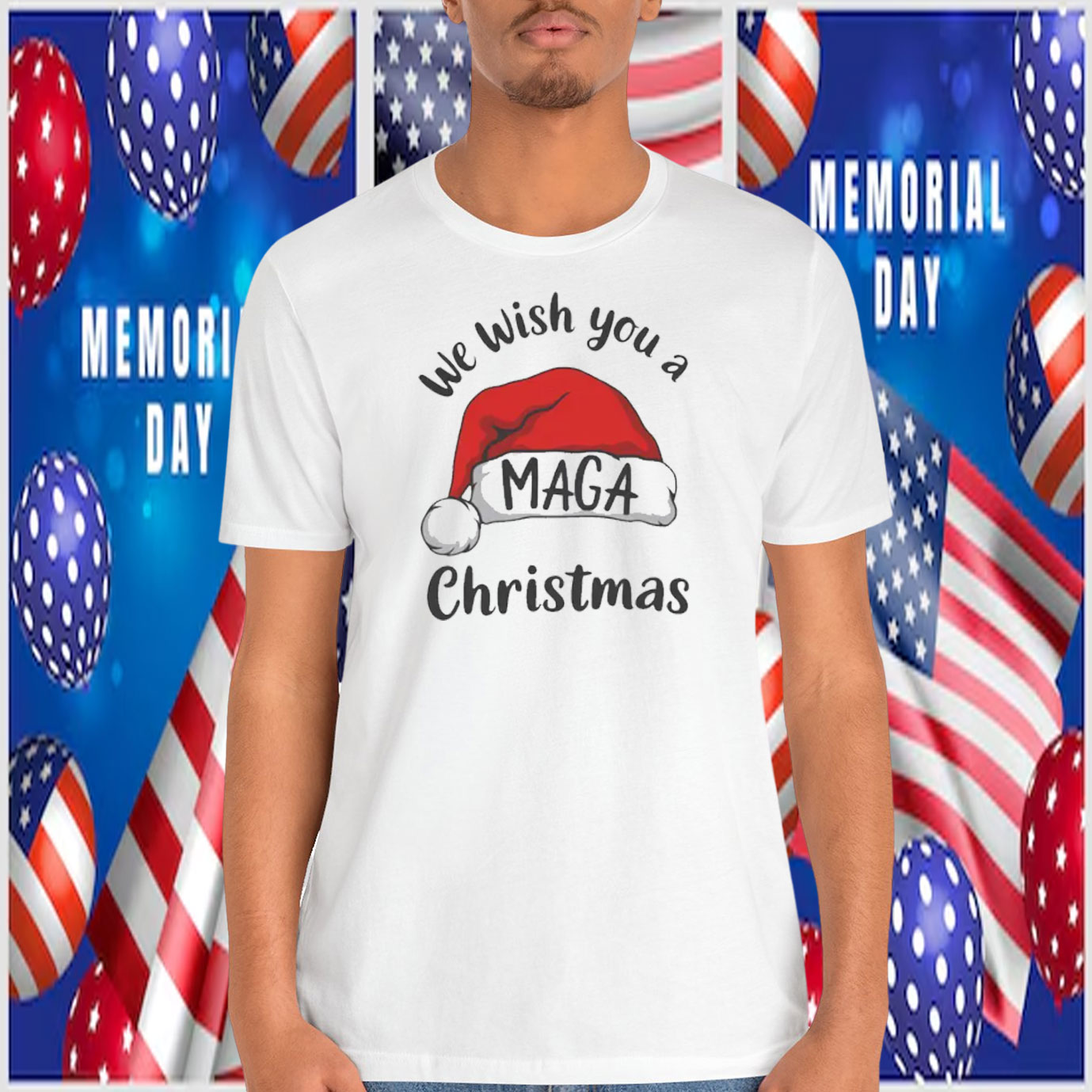 We Wish You A MAGA Christmas Trump Shirt
