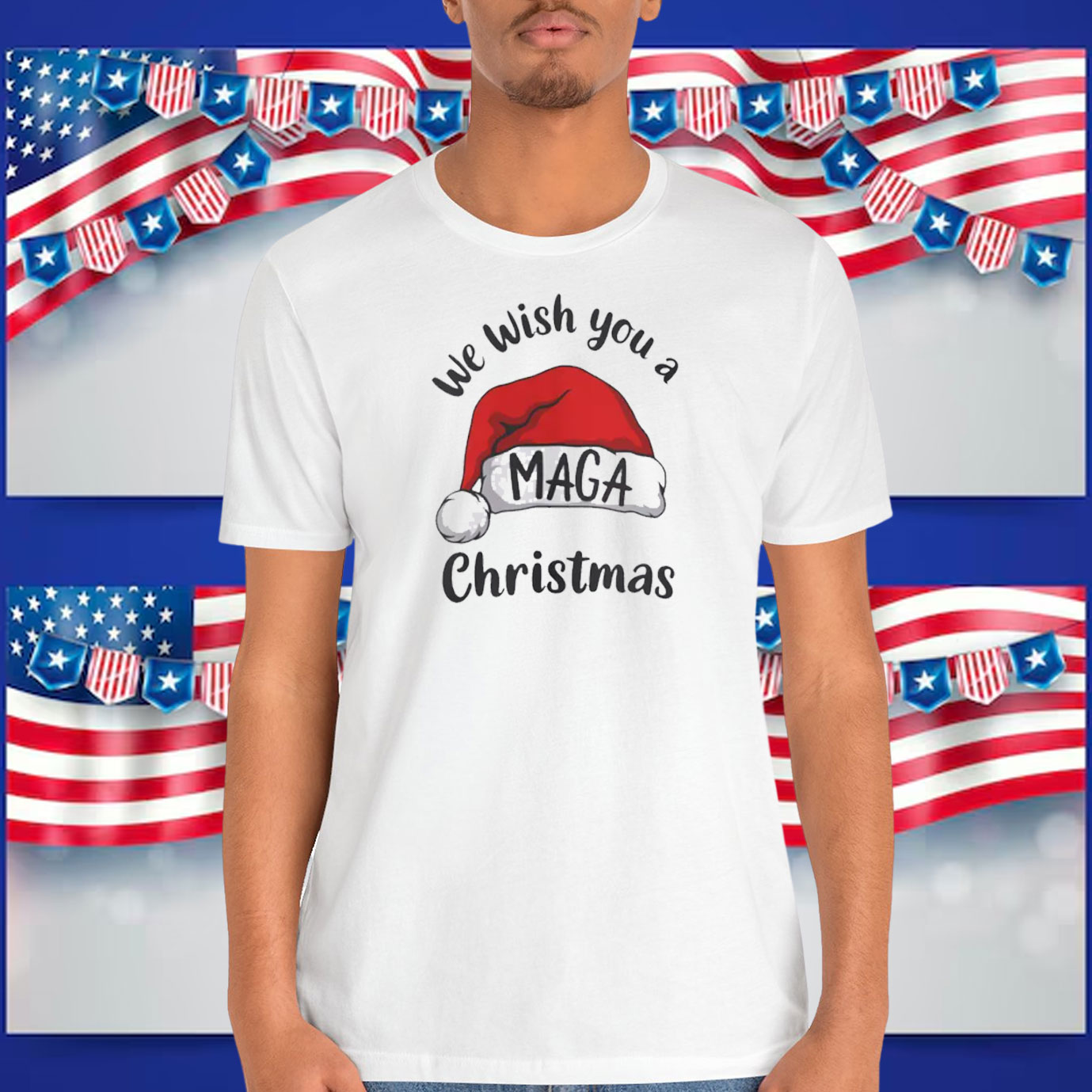 We Wish You A Trump MAGA Christmas Shirt