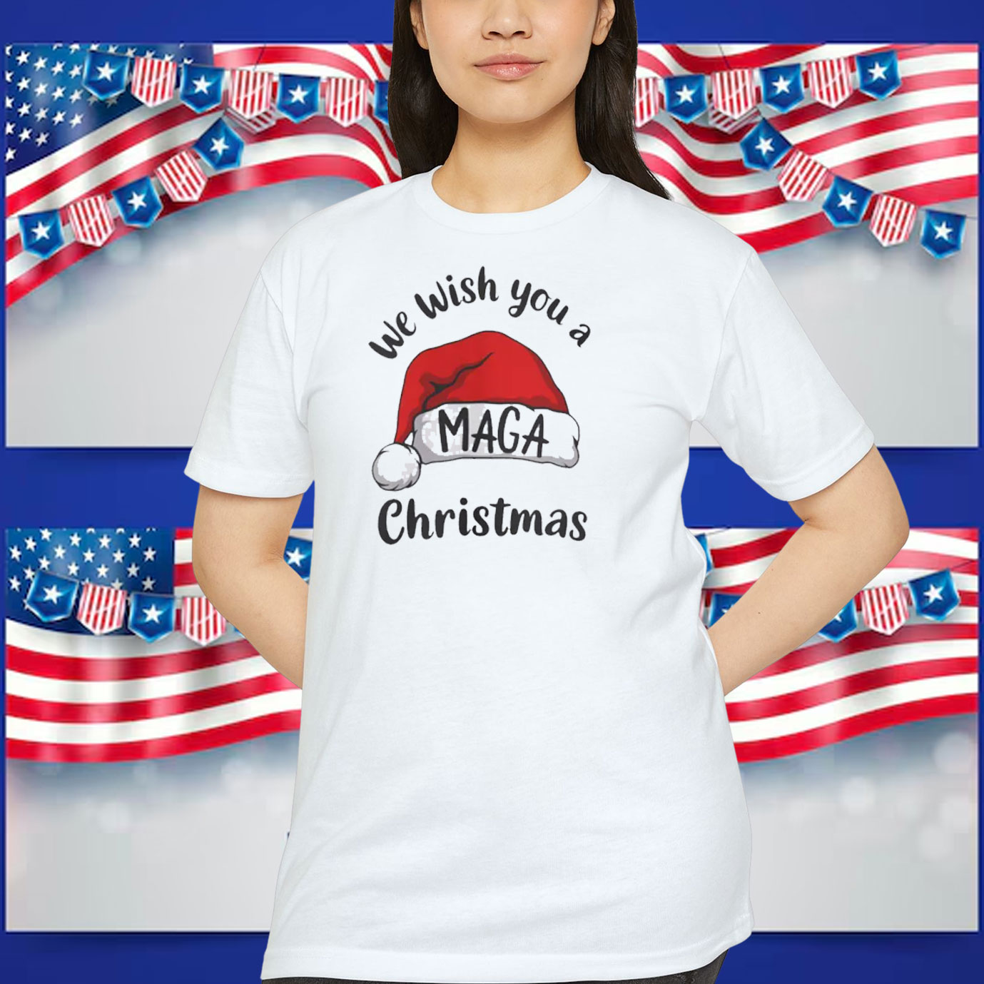 We Wish You A Trump MAGA Christmas Shirt