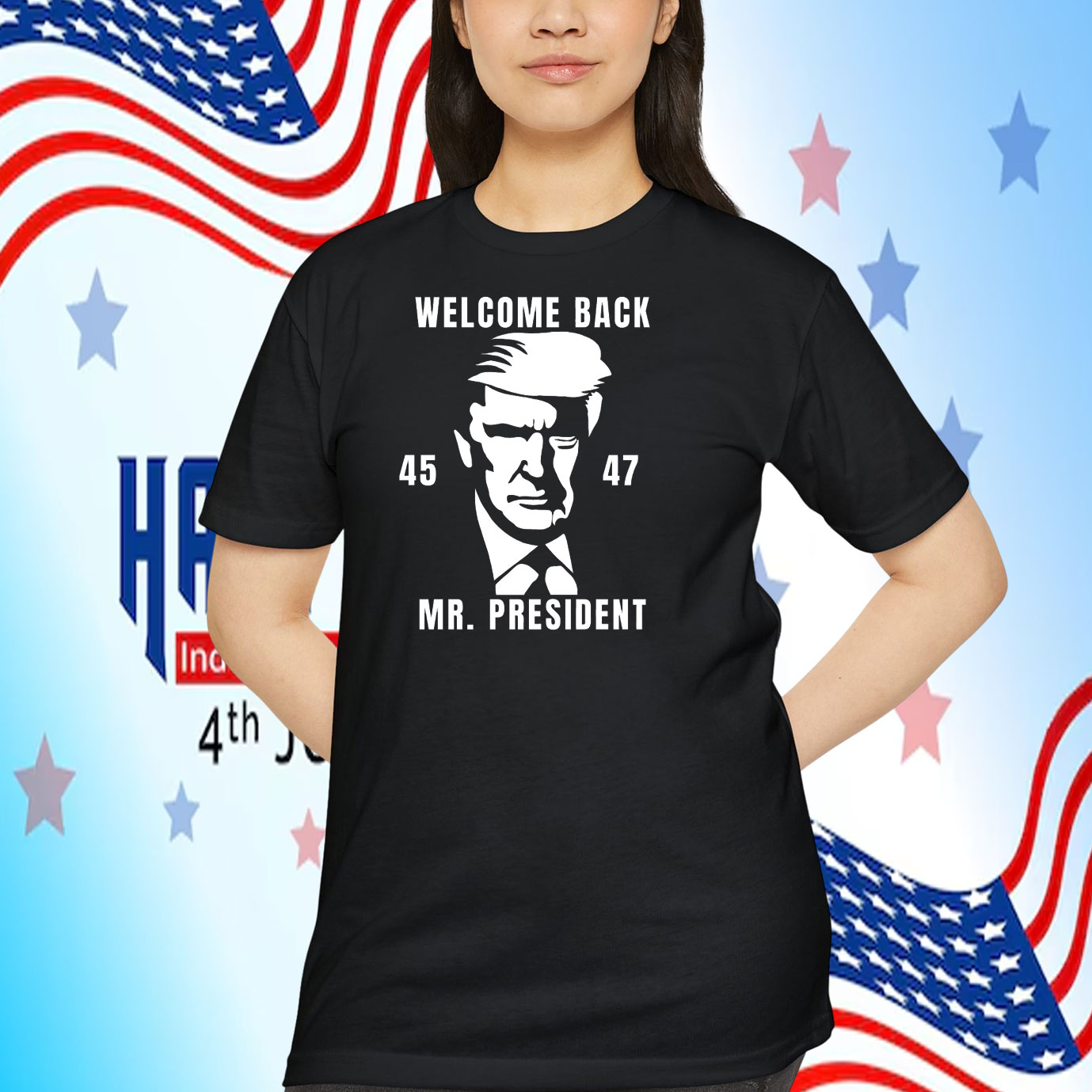 Welcome Back Trump 45-47 Mr. President Shirt