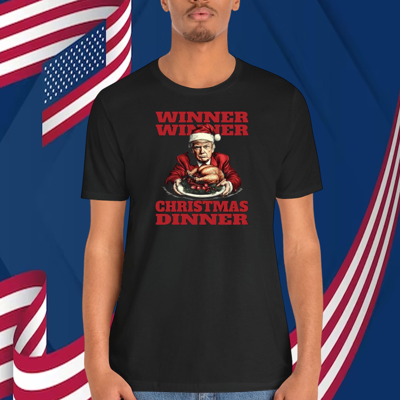 Winer Winer Trump 47 Christmas Dinner Shirt