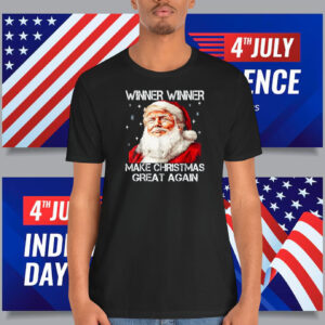 Winner Winner Make Christmas Great Again Santa Funny Trump Shirt