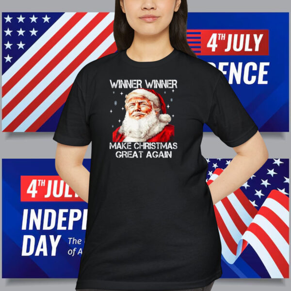 Winner Winner Make Christmas Great Again Santa Funny Trump Shirt