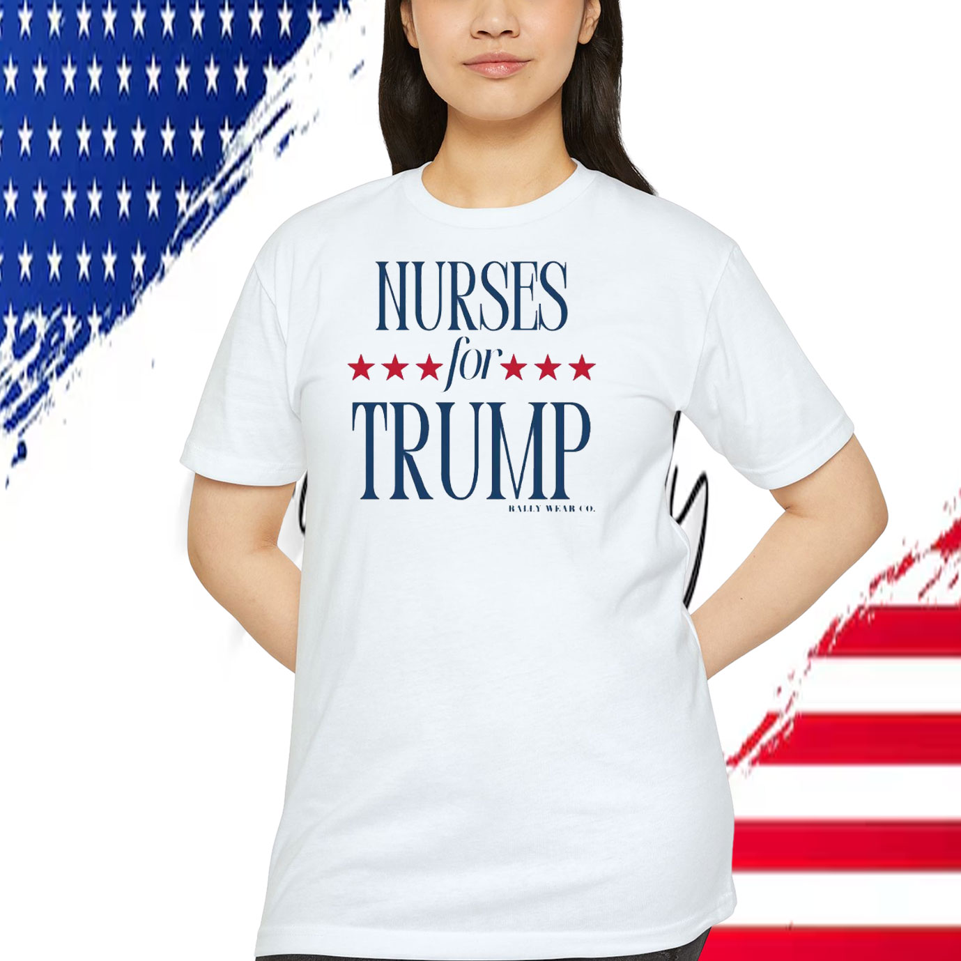 Nurses For Trump Bally Wear Co Shirt