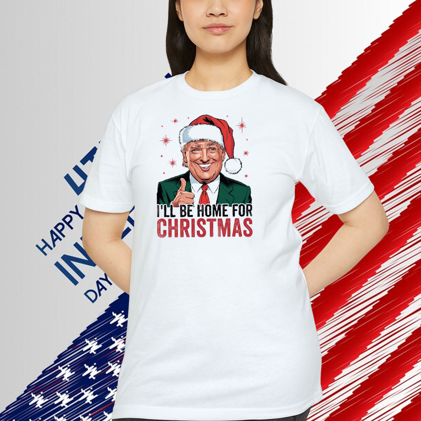 trump I'll Be Home For Christmas 24 Shirts