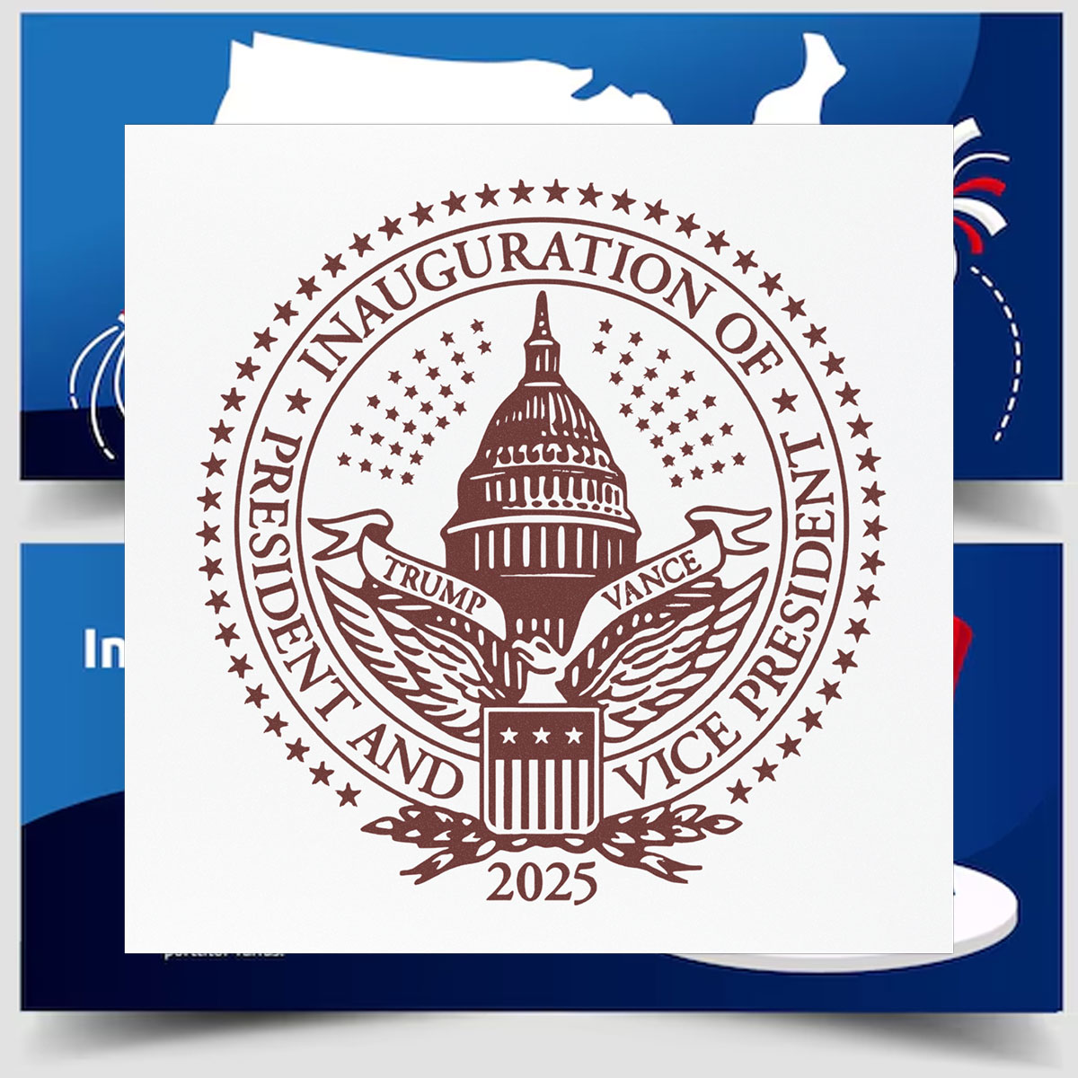 Official 2025 Inauguration MAGA Car Magnet