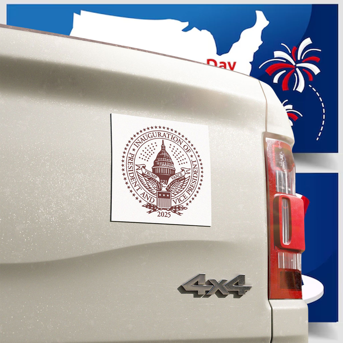 Official 2025 Inauguration MAGA Car Magnet