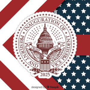 2025 Inauguration Trump MAGA Sticker