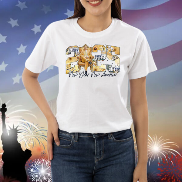 2025 New Year New America Trump Shirt