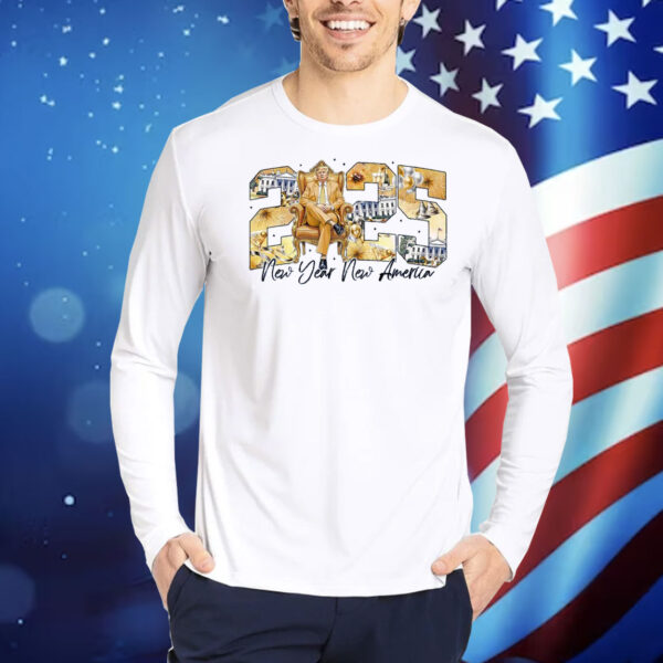 2025 New Year New America Trump Shirt