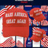 45 47 Make America Great Again Trump Merchandise MAGA Hat