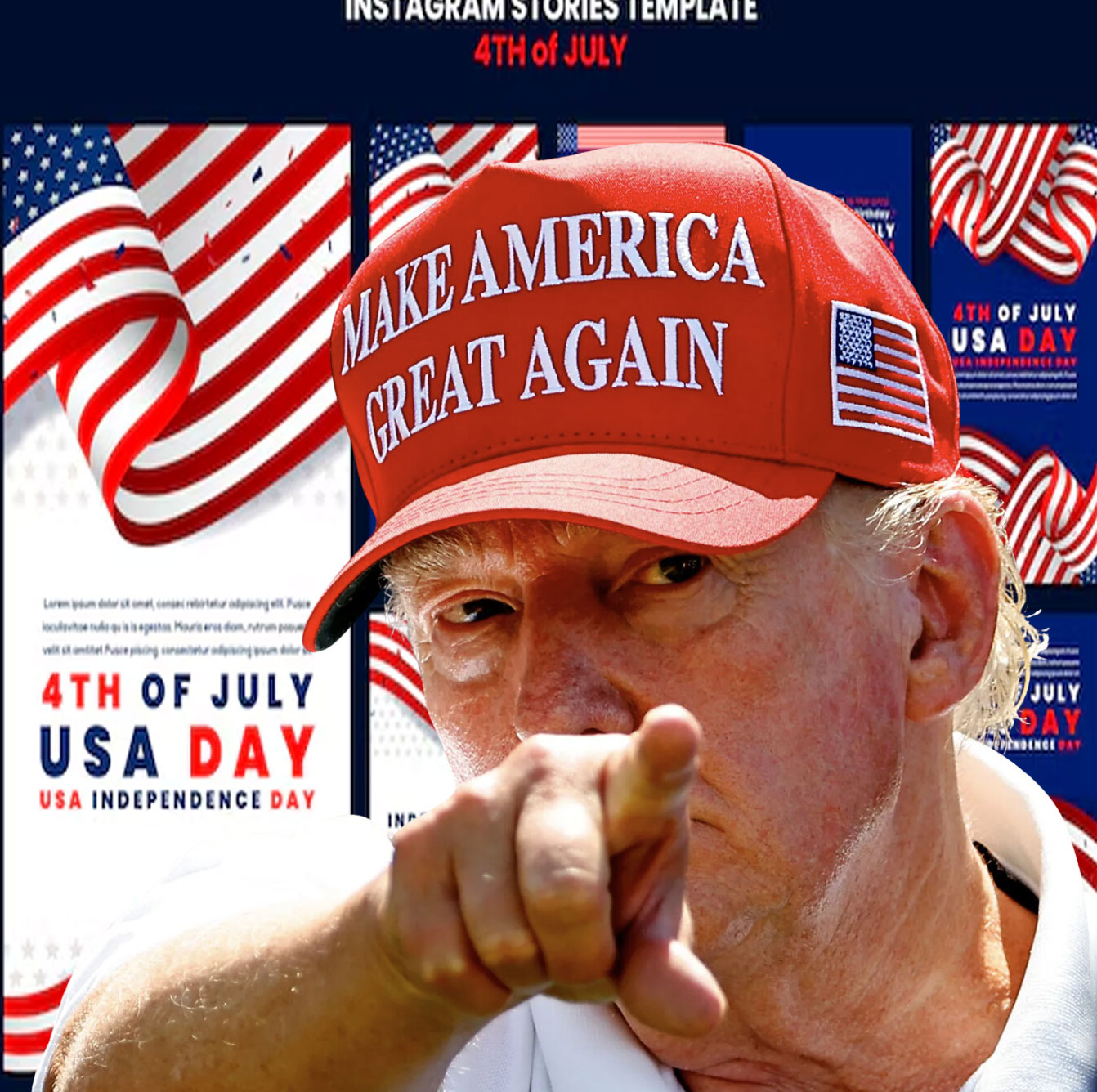 45 47 Make America Great Again Trump Merchandise MAGA Hat