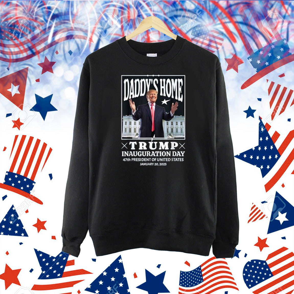 Daddy's Home - Trump Inauguration Day 2025 Memorabilia Y2K Shirt