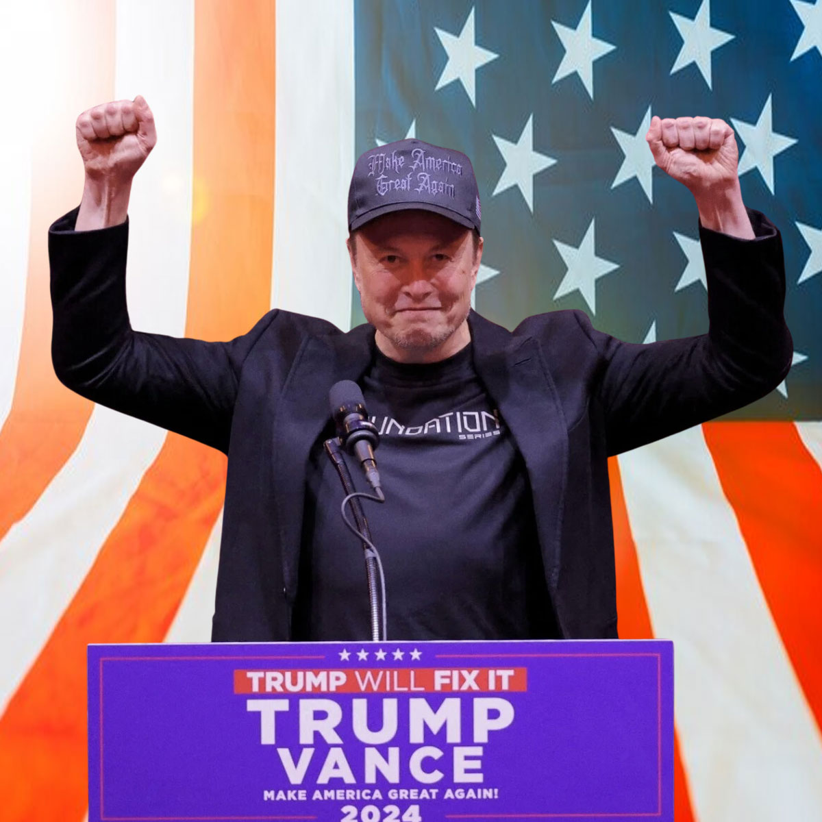Elon Musk Unveils Dark Gothic MAGA