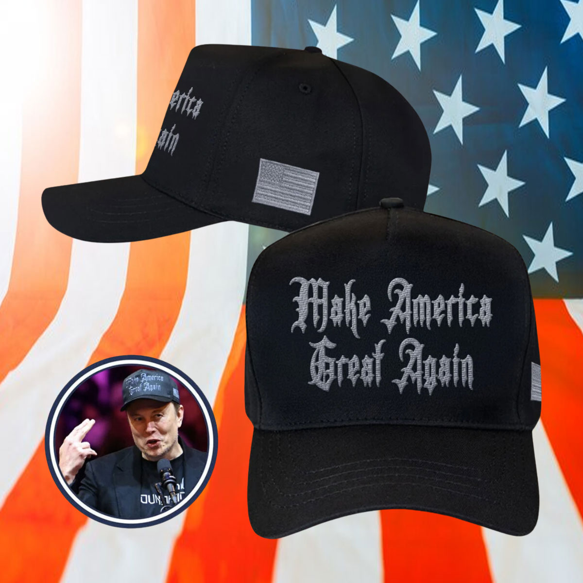 Elon Musk Unveils Dark Gothic MAGA
