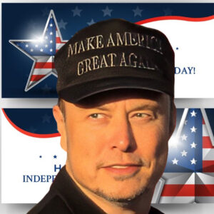 Elon Musk's Trump Dark MAGA Cap