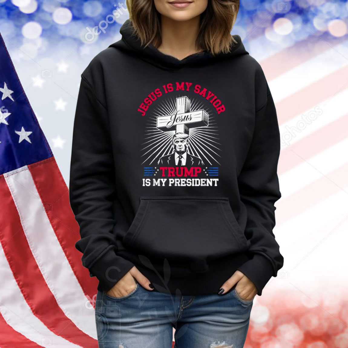 Esus Is My Savior Trump Is My President Shirt