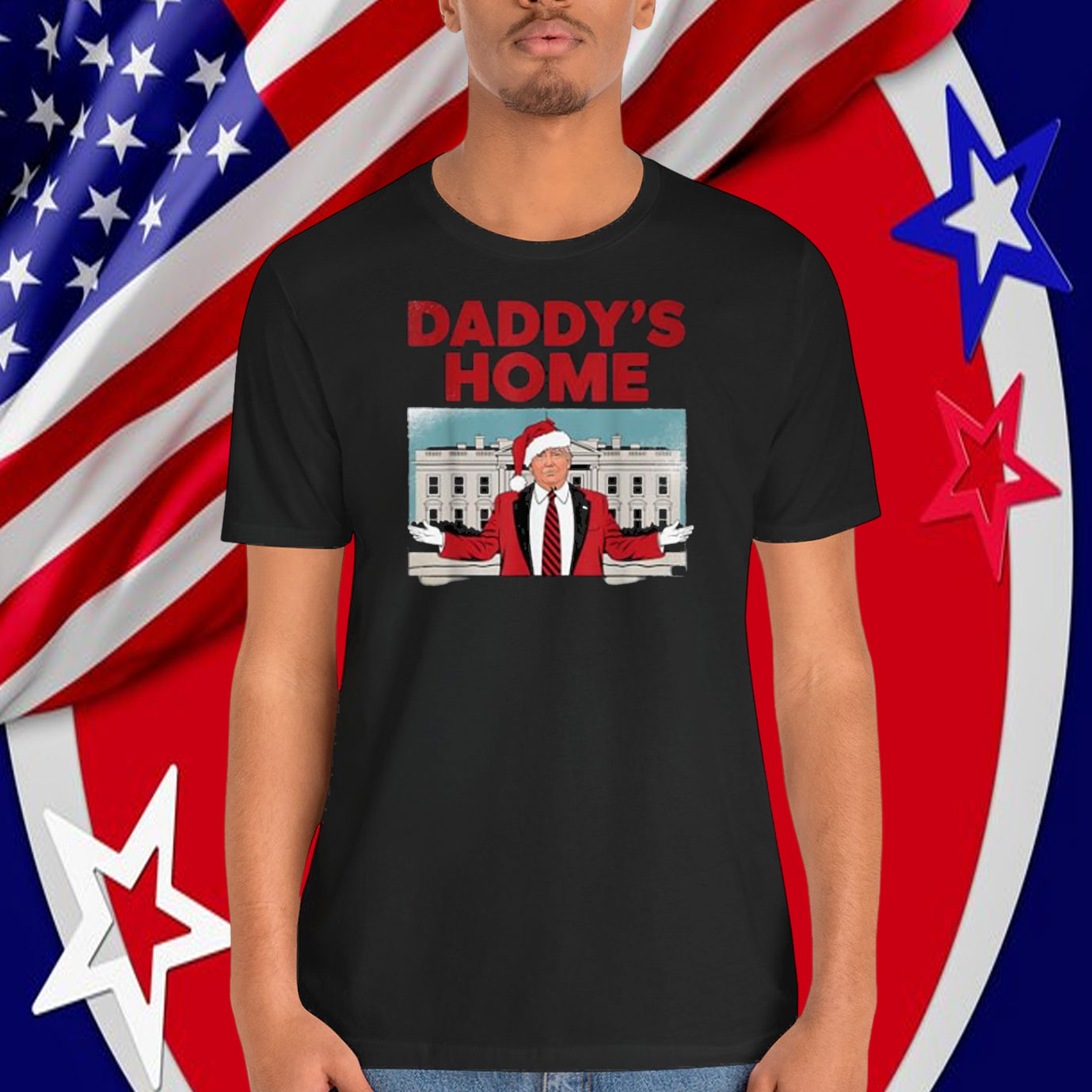 Funny Daddy's Home Trump Christmas Shirt