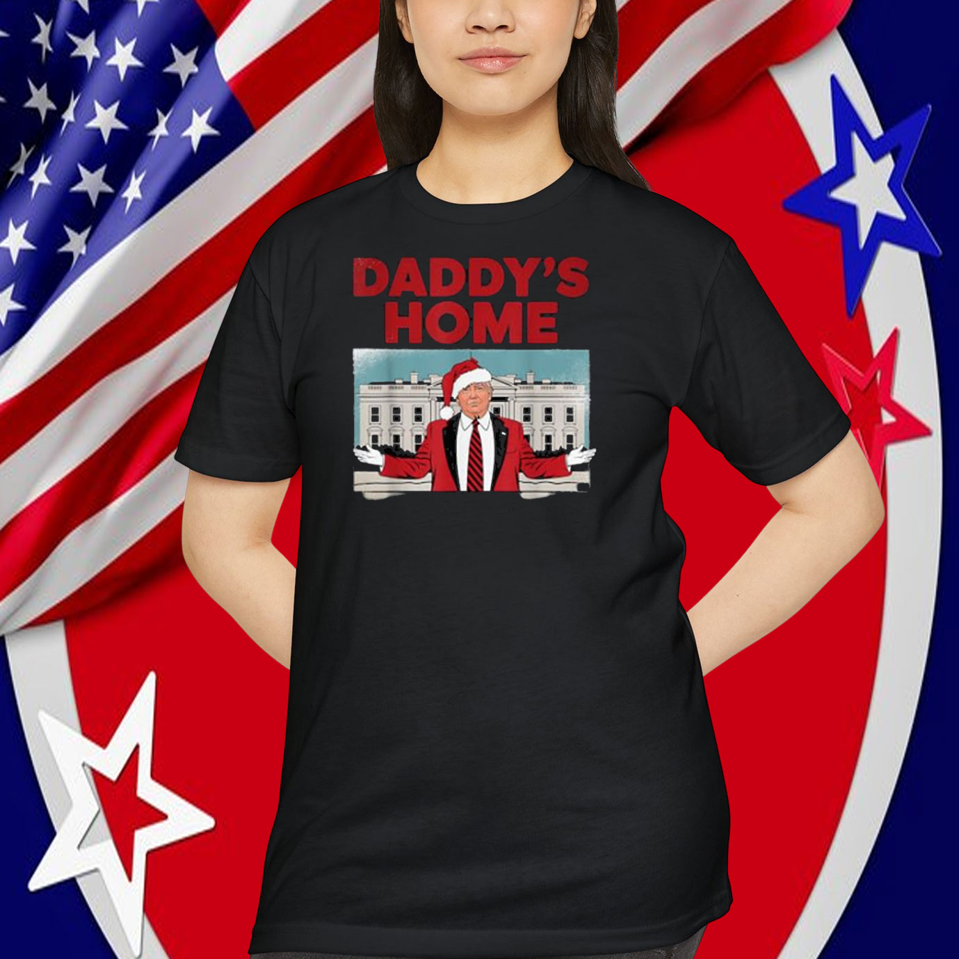Funny Daddy's Home Trump Christmas Shirt