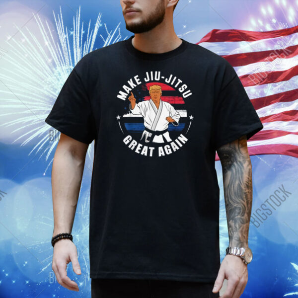 Funny Donald Trump make Jiu - Jitsu great again republican Shirt