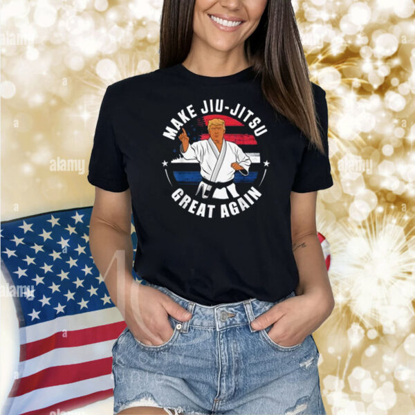 Funny Donald Trump make Jiu - Jitsu great again republican Shirt
