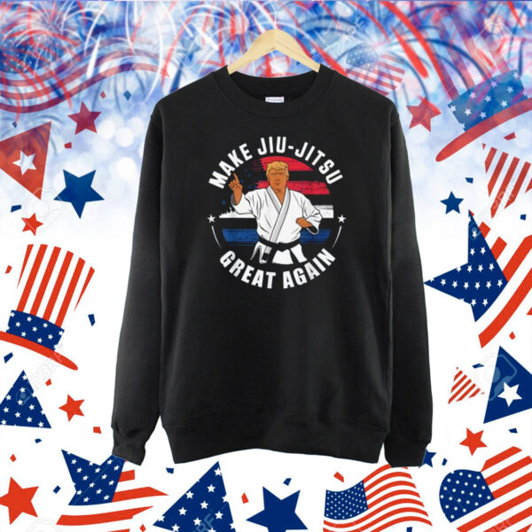 Funny Donald Trump make Jiu - Jitsu great again republican Shirt