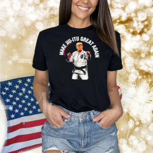 Funny Donald Trump make Jiu - Jitsu great again republican Shirts