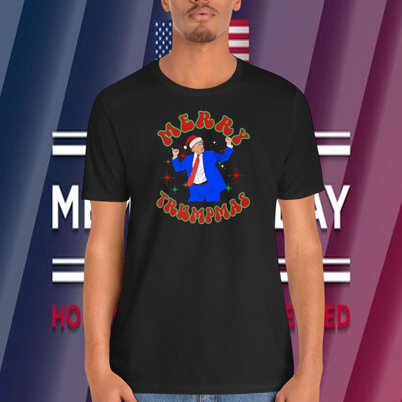 Funny Trump Dance Merry Trumpmas Shirt