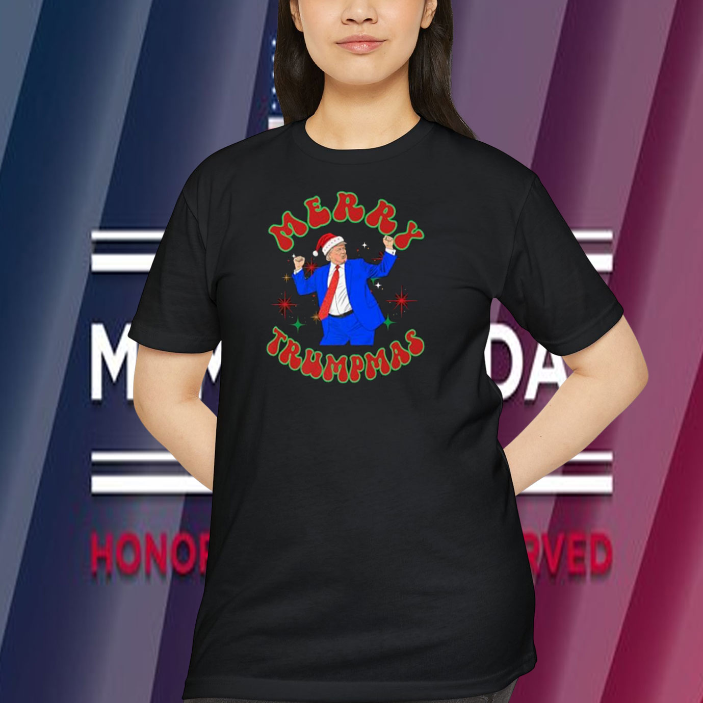 Funny Trump Dance Merry Trumpmas Shirt