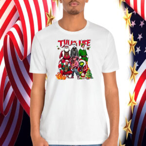 Funny Trump Thug Life Christmas Movies Characters Shirt
