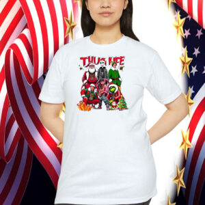 Funny Trump Thug Life Christmas Movies Characters Shirt