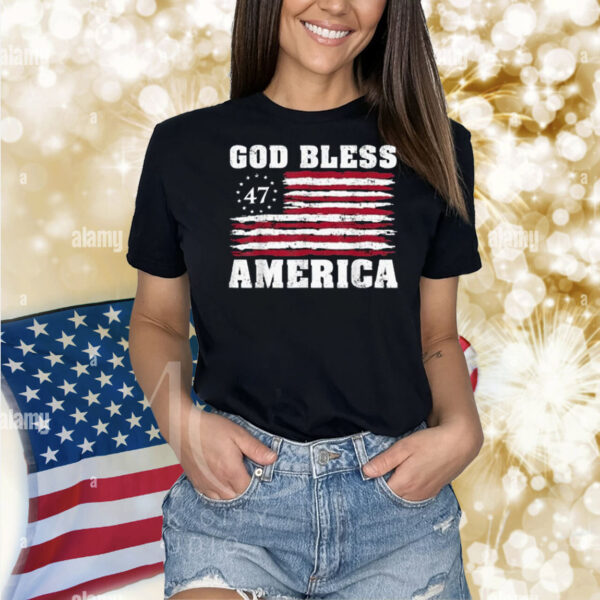 God Bless America The USA Trump Shirt