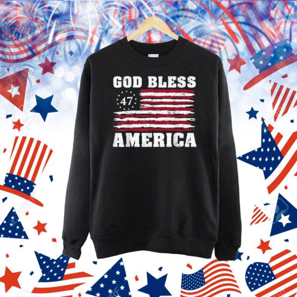 God Bless America The USA Trump Shirt
