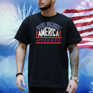 God Bless America Trump 45-47 Shirt