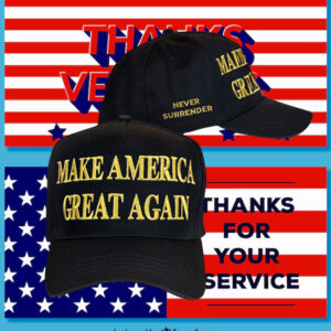Gold Trump Make America Great Again Cap