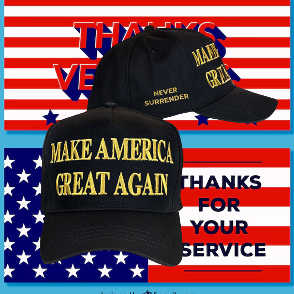 Gold Trump Make America Great Again Cap