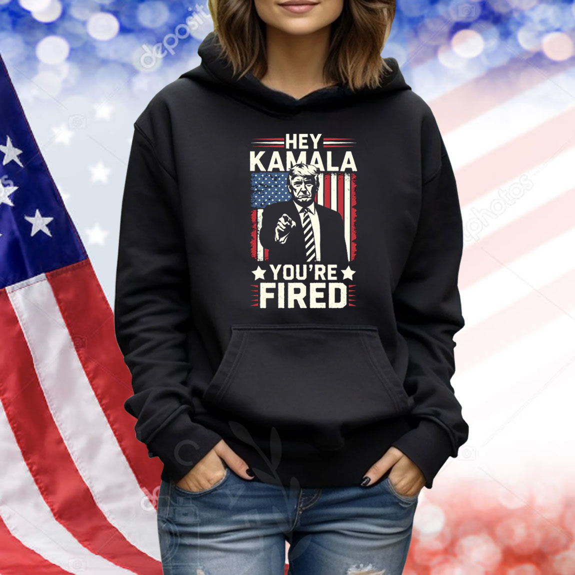 Hey Kamala You're Fired! Trump Shirt