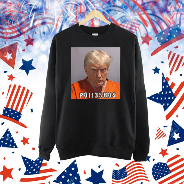 Inmate P01135809 Trump Mugshot Shirt