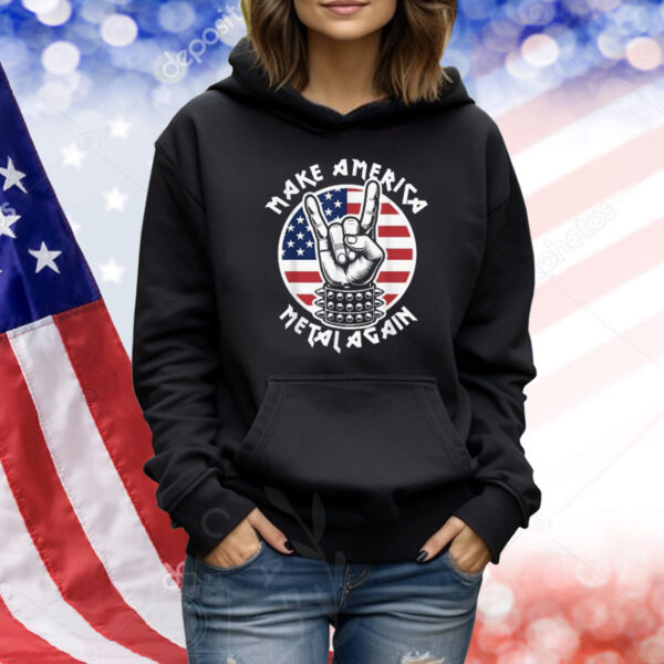 Make America Metal Again Trump Rock Heavy Music Thrash Shirt