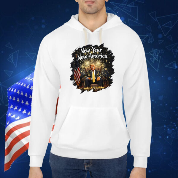 New Year New America Happy New Year Party 2025 Trump Shirt