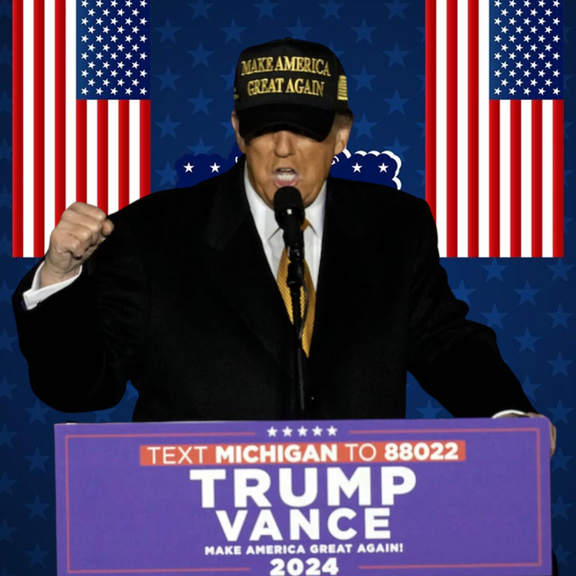 Official Trump Dark Gothic MAGA Hat