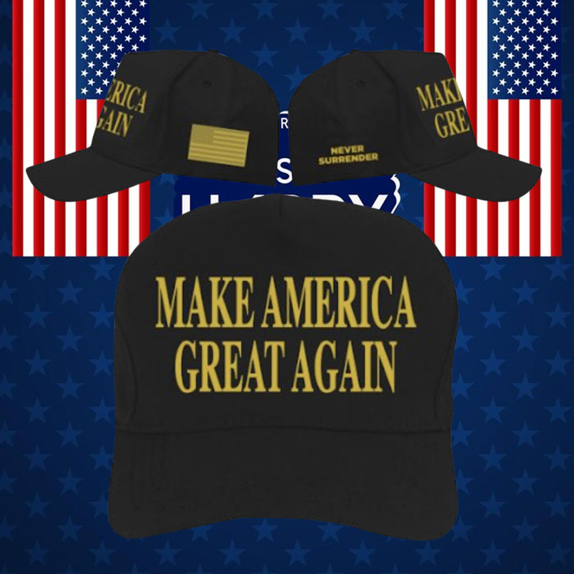 Official Trump Dark Gothic MAGA Hat