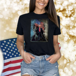 President Donald Trump On United States Throne Shirt