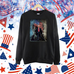 President Donald Trump On United States Throne Shirt