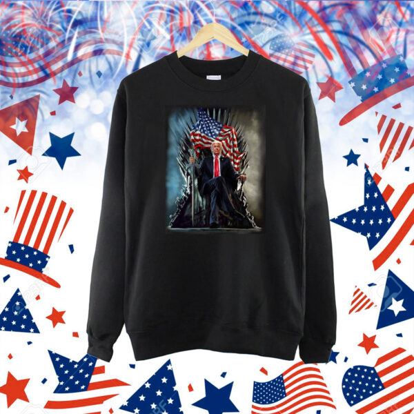 President Donald Trump On United States Throne Shirt