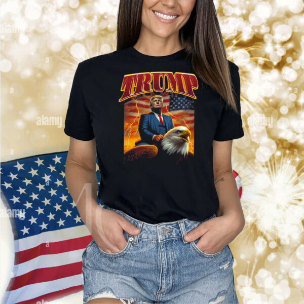 President Trump Flying Eagle Nostalgia Shirt