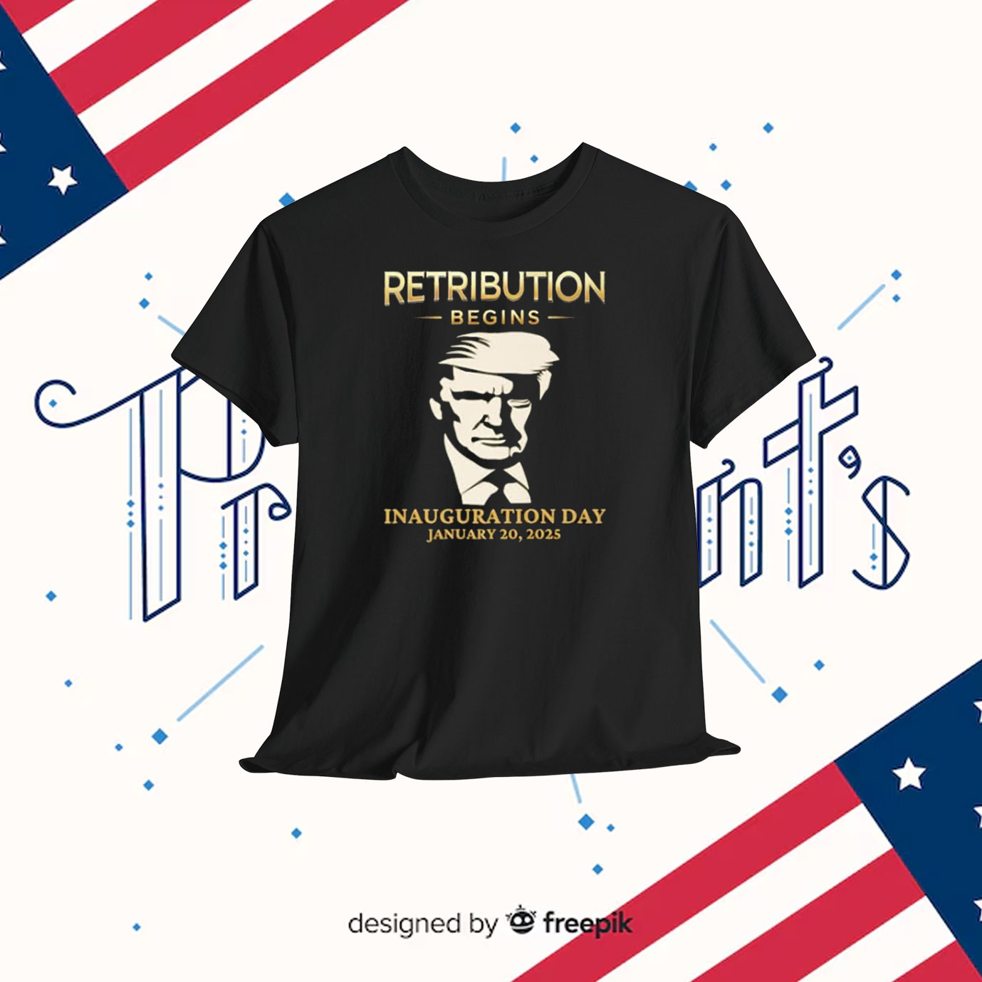 Retribution Begins Trump Inauguration Day January 20,2025 Shirt