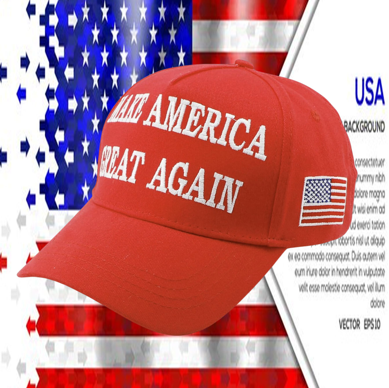 Trump 2024 45-47 MAGA Cap