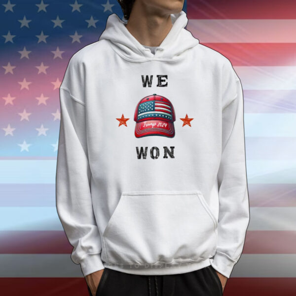 Trump 2024 We Won America T-Shirt